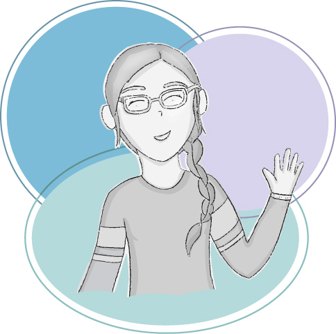 Drawing of Cassi